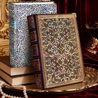 1 Piece, A5 Size, 240 Pages, Thick Vintage Hardcover Sketchbook, Gold-Stamped Cover Notebook, 160Gsm Blank Paper, Suitable for Sketchbooks, Marker Watercolor Sketchbooks, and Art Supplies, Luxurious