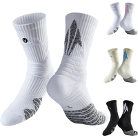AliExpress Veidoorn 1/3 Pack Non Slip Basketball Socks Thick Padding Shock Absorption Running Socks for Football Cycling