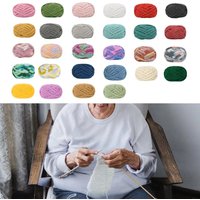 Chunky Wool Yarn Handcrocheted Arm Knitting Yarn Giant Wool Yarn DIY Jumbo Tubular Yarn for Tapestry Throw Sweater Hats Crochet