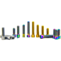 AliExpress 1Pcs Titanium Bolt M4 X 8 10 13.5 15 20 25mm Allen Key Small Head Screw for Bicycle Rear/Front Derailleur H/L Adjustment