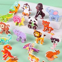 3D Animal Jigsaw Puzzles Gift Birthday Pinata Fillers Rewards for Party Favors Kid Surprise Birthday Child Gifts