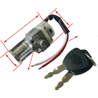 AliExpress NONE Performance Battery Charger Mini Lock with 2 Keys for Motorcycle Electric Bicycle Scooter E-Bike Electric Lock Accessories