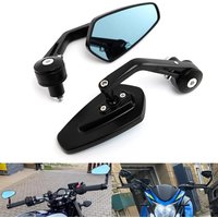 AliExpress Motorcycle Rear View Mirrors Anti-Glare HD Motorbike Black Handlebar End Side Mirror for Scooters ATV Bike Motorcycles