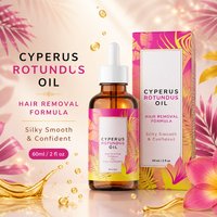 Natural Hair Inhibitor Oil – Gentle Formula For Underarm Leg & Arm Hair Slows Regrowth Leaves Silky Smooth Skin – Great Results