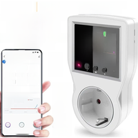AC85-265V 16A Tuya WIFI Smart Socket Digital Wattmeter Electricity Consumption Power Kwh With Switch Power Energy Meter