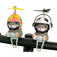 AliExpress NONE Scooter Bicycle Electric Bell Kids Bike Light Bell Button Battery Ringing Bell For Toddler Children Cute Hamster Decoration Horn