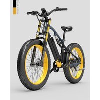 AliExpress NONE LANKELEISI RV700 Electric Bike 1000W Motor 48V16AH Removable Lithium Battery Mountain Electric Bicycle 26*4 Inch Fat Tire E-bike