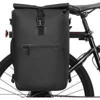 AliExpress NONE 3-in-1 Waterproof Bike Pannier Bicycle Rear Rack Bag Backpack Shoulder Bag Outdoor Cycle Commuting Bag Pack Laptop Compartment