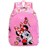 Cute Cartoon Disney Mickey Mouse Minnie Children's Backpack for Boys and Girls Pink Small Children Kids Kindergarten School Bags
