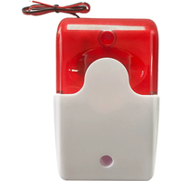 120 DB Red Flash LED Strobe Light Wired Siren 12V/ /24V /220V Work For Wifi GSM PSTN Home Security Voice Burglar Alarm System