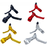 AliExpress NONE Litepro P91 Ultralight Hollow Brake Lever 22.2mm For Brompton Birdy Brake Levers Folding Bike Road Bicycle C Caliper V Brake