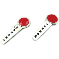 AliExpress Motorcycle Fuel Gas Tank Side Plastic Emblem Stickers Body Badge Decals Set For Honda Monkey 125 Fun Bike Sticker Decal 1 Pair