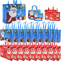 40PCS Christmas Tote Gift Bags Gift Bags Christmas Gift Organizers Candy Bags Gift Bags Gift Wrapping Bags Christmas Decorations