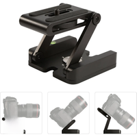 Metal Folding Z Flex Tilt Tripod Plate Camera Mount Bracket Tilt Head Quick Release Tripod Plate and Level Photo Studio