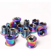 AliExpress 6.5/8.5mm Bicycle Chainring Bolts 4/5pc Ultralight Bike Chainwheel Screws Stainless Chainring Screws for Moutain Bike Crank Bolt