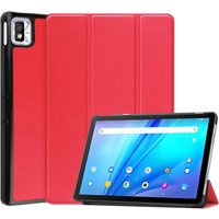 For TCL Tab 10s 9080G 10.1 inch 2021 Tablet Case Tri-fold folding Slim PU Leather Stand Cover For TCL 10 9081X 10.1" Case Funda