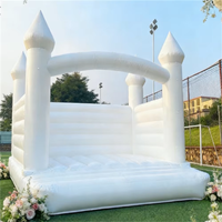 3m/4m Kommerzielles Multifunktionales PVC-Aufblasbares Trampolin für Haus, Garten, Outdoor-Partys und Unterhaltung mit Gebläse
