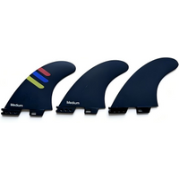 3 Pieces G5 FII Honeycomb Fiberglass Surfboard Tri Fins Surf Replacement Fins