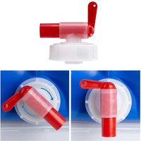 1Pcs DN61 61mm Horticultural Plant Nutrient Solution Faucet Red White Plastic Faucet For 15-60 Liter Tank Faucet Replacement