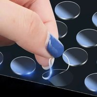 140pcs-70Pcs Nano Double-sided Adhesive Tape Round Traceless Removable Water-Repellent Adhesive Tape for DIY Craft Poster Fixing