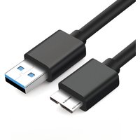 FONKEN USB 3.0 Micro B USB Cable USB A To Micro B Data Cable 1M For Samsung NOTE3 S5 Charging HDD Hard Drive Disk External Wire