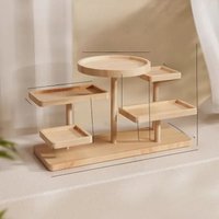 Display rack ladder solid wood creative jewelry display rack storage snacks succulent storage rack ins