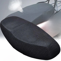 AliExpress NONE Motorcycle 3D Mesh Fabric Anti-skid Pad Scooter Seat Electric Bike Seat Cover Summer Breathable Covers Cushion Net Cover New