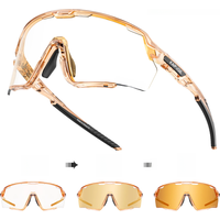 AliExpress kapvoe Kapvoe- Gold Photochromic Cycling Glasses Sport Men's Sunglasses for Men Bike Bicycle Woman Outdoor UV400 Bike Goggles Baseball