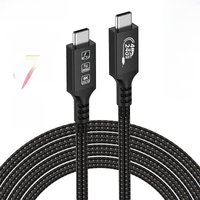 240W USB C To C Fast Charging Cable 48V 5A USB 4 40Gbps Thundebolt4 Full-Featured Type C Quick Charge Cable For iphone 15 Huawei