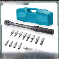 AliExpress NONE Bike Torque Wrench 1/4'', 5-25Nm, 0.1Nm Micro, Drive Click Torque Wrench Set, Hex, Torx/Star Bit Sockets, Extension Bar