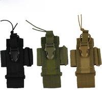 Adjustable Wireless Calling Machine Electric Holder Bag Molle Two-Way Radio Holster Bag Holder Nylon Walkie Talkie Bag