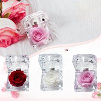 Eternal Rose Preserved Flower Rose Never Withered Rose Gift For Valentine'S Day Birthday And Anniversary With Drawer Gift Box
