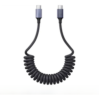 UGREEN Car Spring Type C To Type C Cable PD60W Fast charging For Apple Samsung huawei xiaomi iPhone 15 USB C Data Cable Charger