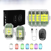 Wireless Remote Control LED Strobe Light for Motorcycle Car Bike Scooter Anti-collision Warning Lamp Flash Indicator Waterproof