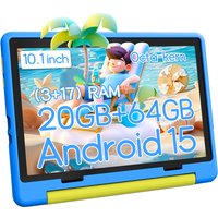 URAO 10.1 Inch Kid Tablet Android 15 Tablet 20GB RAM 64GB ROM 1TB Expand 5G WiFi 5000MAH Battery Children's Gift Kids Software
