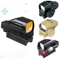 Tactical HD103 Series Sight with Laser Red Green Dot Scope Holographic Projected Dot Collimator Reflex Hunting Rifle Scope