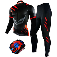 AliExpress CWFSTRAVAYBM Cycling Team Men's Cycling Jersey Long Sleeve Set MTB Bike Clothing Tenue Velo Homme Bicycle Wear