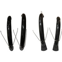 AliExpress perfeclan Folding Bike Fenders for 20 inch Wheel Black Wheel Protector Sturdy Replacement Bike Mudguards Bicycle Mudflaps Front and Rear