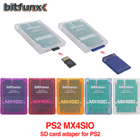 Bitfunx MX4SIO SIO2SD SD/TF Card Adapter Game Reader for PS2 Playstation2 Game Console