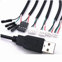 USB to 1.25/PH2.0/XH2.54-4P DuPont Adapter Extension Cable Touch Screen Cable USB Terminal Data Cable