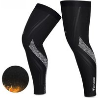 AliExpress West Biking WEST BIKING Warm Leg Sleeves Running Fitness Sports Gear Autumn Winter Plus Velvet Legwarmers MTB Road Bicycle Thermal Leggings