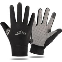 AliExpress HKXY GLOVES Summer Ice Silk Men Gloves Thin Light Sports Driving Fingerless Outdoors Fishing Women Cycling Run Non-Slip Touchscreen Gloves