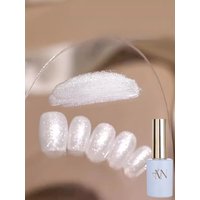 MIANEL 12ML1-12PCS Summer Milk White Gel Nail Polish, High Gloss Light Bulb Fine Glitter Powder Nail Polish 2025 White Nails gel