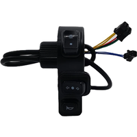 AliExpress NONE 3 In1 Motorcycle Switch Electric Bike Scooter ATV Quad Light Turn Signal Horn ON/OFF Button For 22mm Dia Handlebars Motorbike