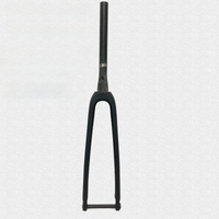 AliExpress GREATIN CYCLES Carbon Road Bike Fork Thru Axle 100*12mm Carbon Fork 28.6 Flat Mount Disc BrakeTapered Carbon Road Bicycle Fork Support 700*35c