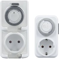 AliExpress Germany Plug Mechanical Timer Socket 24-Hour Cycle Automatic Switch Electrical Outlet Support 16A 3680W High-Power