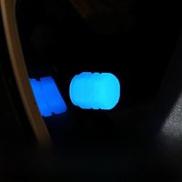AliExpress NONE 4-20Pcs Luminous Valve Caps Fluorescent Yellow Night Glowing Car Motorcycle Bicycle Wheel Styling Tyre Hub Universal Cap Decor