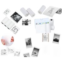 Mini Printer Paper Thermal Sticker Paper Self-adhesive Photo Printer Labels For M02/T02 Kids Instant Camera To-do Lists Diy Art