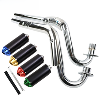 AliExpress LING QI Motorcycle 28MM Exhaust Pipe System Muffler For XR50 CRF50 110cc 125cc 140cc Pit Dirt Bike Motorcross