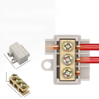 High Power T-type Splitter Quick Wire Connector Terminal Block Electrical Cable Junction Box ZK-M306 / ZK-M406 Connectors